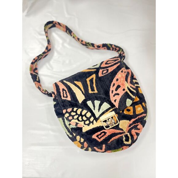 AMAZING‎ 1960's Groovy Carpet Mushroom shoulder Purse